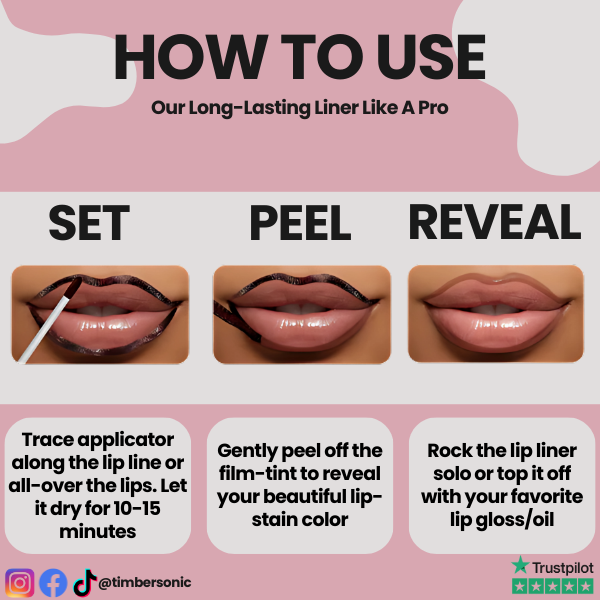 PEEL OFF LIP LINER